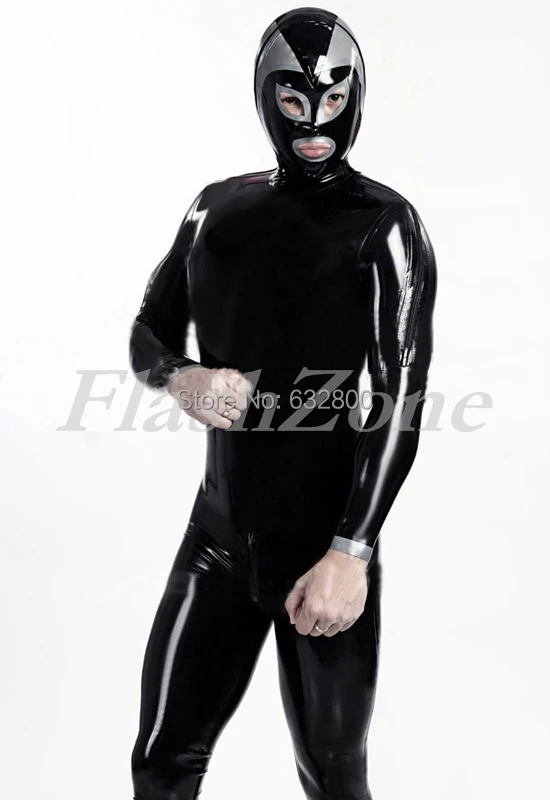 Новое поступление! Мужской модный латексный костюм кошки с маской|fashion birthday party