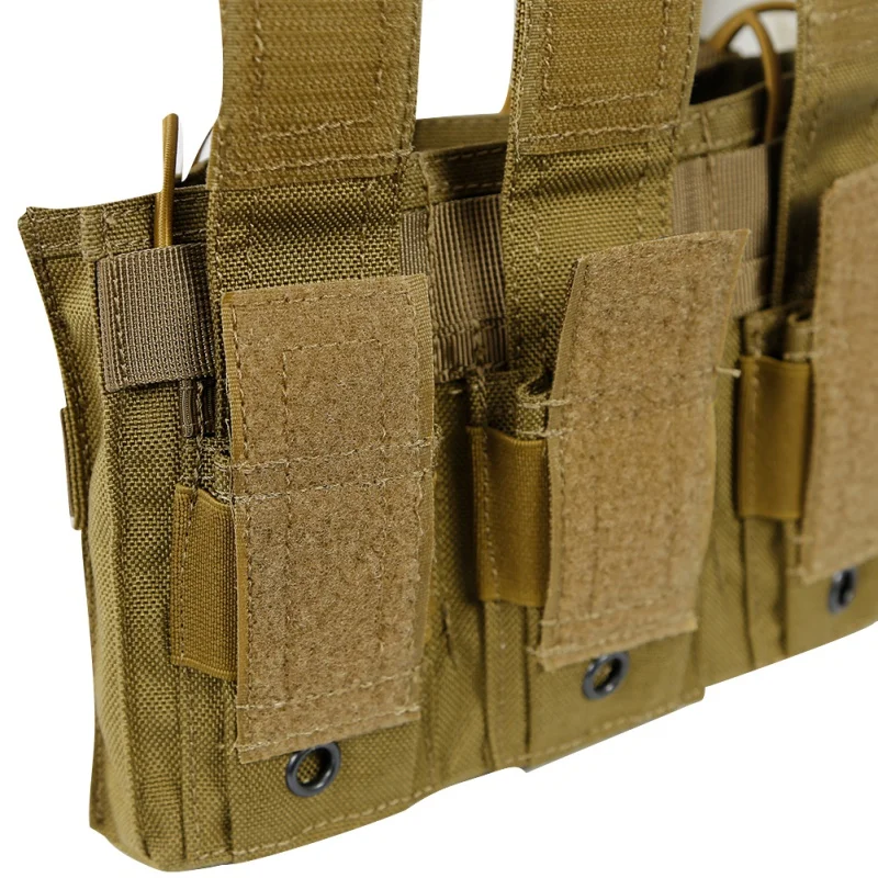 1000D нейлон тактический molle тройной Открытый-топ подсумок для журналов FAST AK AR M4 FAMAS Mag Pouch военный Пейнтбол оборудование Новое