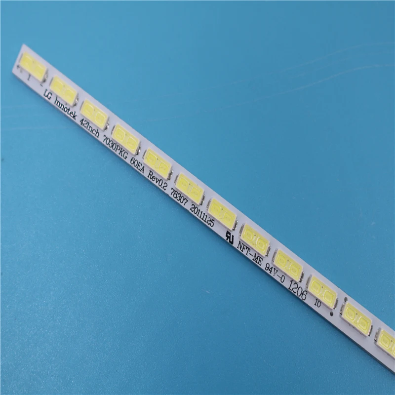 

New 60LEDs 525mm LED backlight strip bar for TV LG Innotek 42Inch 7030PKG 60ea Rev0.2 type