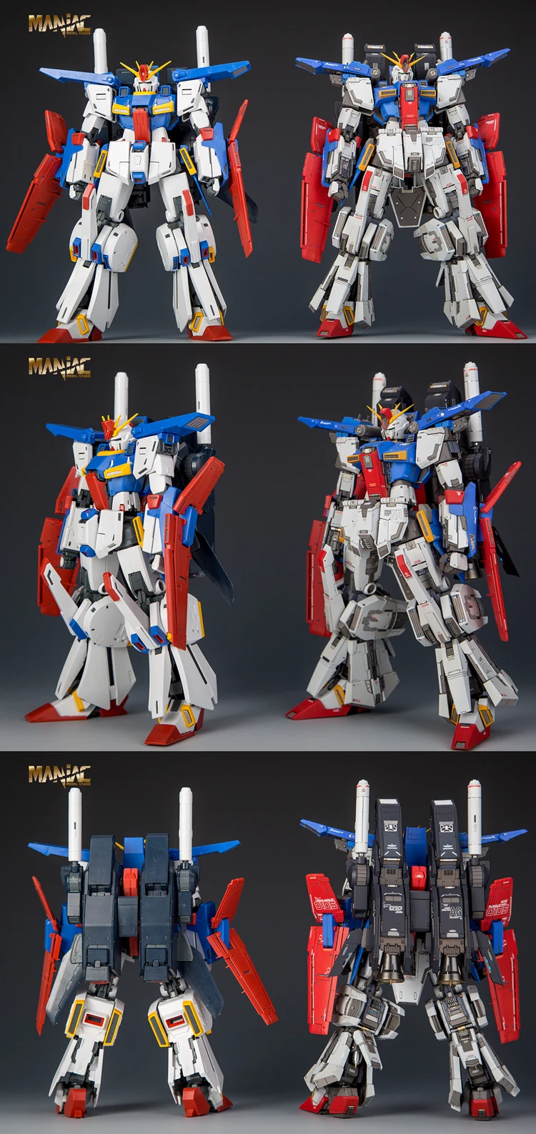 Maniac Studio GK установка люкс для MG MSZ-010 1/100 ZZ Zeta Gundam Ver. Ka модель мобильного костюм дети игрушечные лошадки