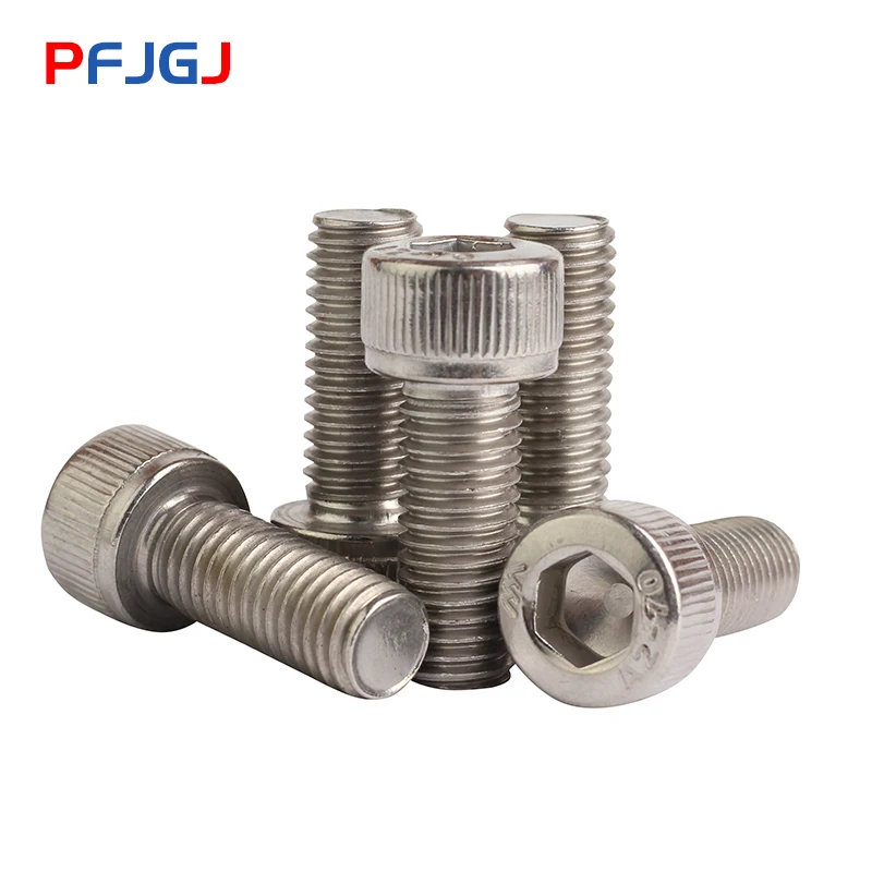 Шурупы Peng Fa M4-M12 DIN912 304 из нержавеющей стали с шестигранным отверстием винты |