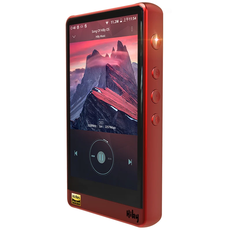 HiBy R6 Высокое разрешение аудио портативный плеер Hi-Res музыкальный плеер Bluetooth MP3 плеер HiFi музыкальный плеер Amazon музыка Ultra HD - Цвет: Red