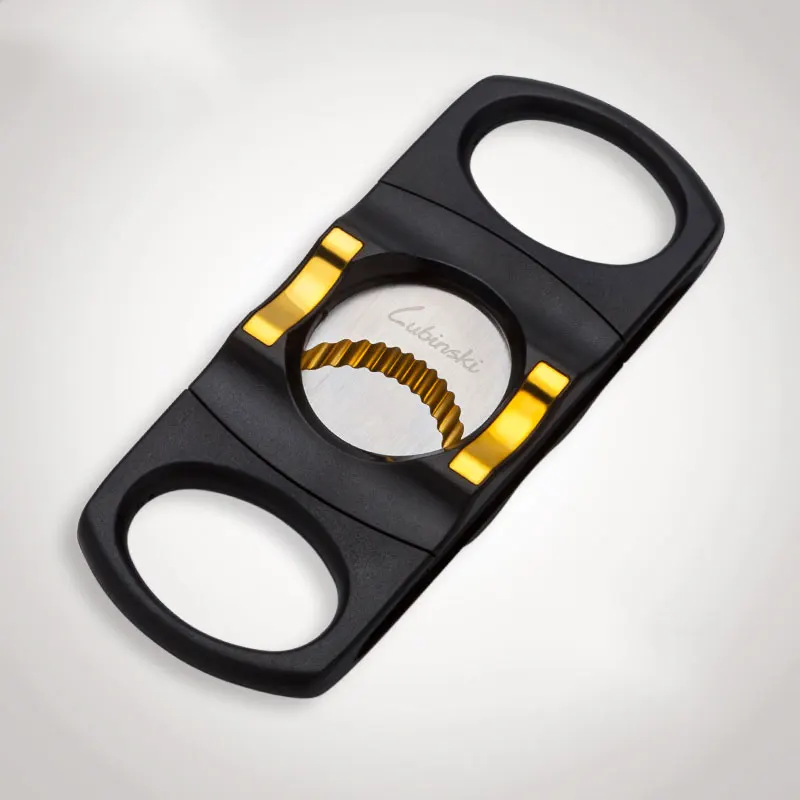 102*42mm Multifunction Cigar Cutter Portable Double Edge Scissors Smoking Cigars Accessories Creative Gift Knife | Дом и сад