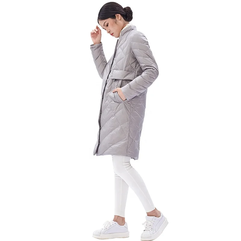 ODM новый дизайн легкий пуховик длинный женский packable пуховик|Женские пуховики| |