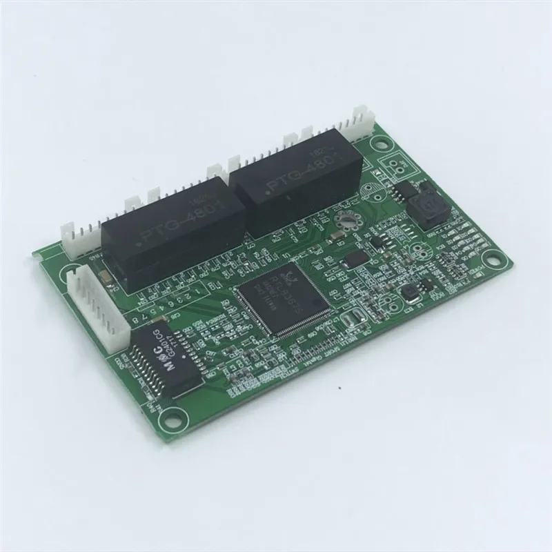 4 портовый гигабитный коммутатор Ethernet с контактным переключателем OME 10/100/1000