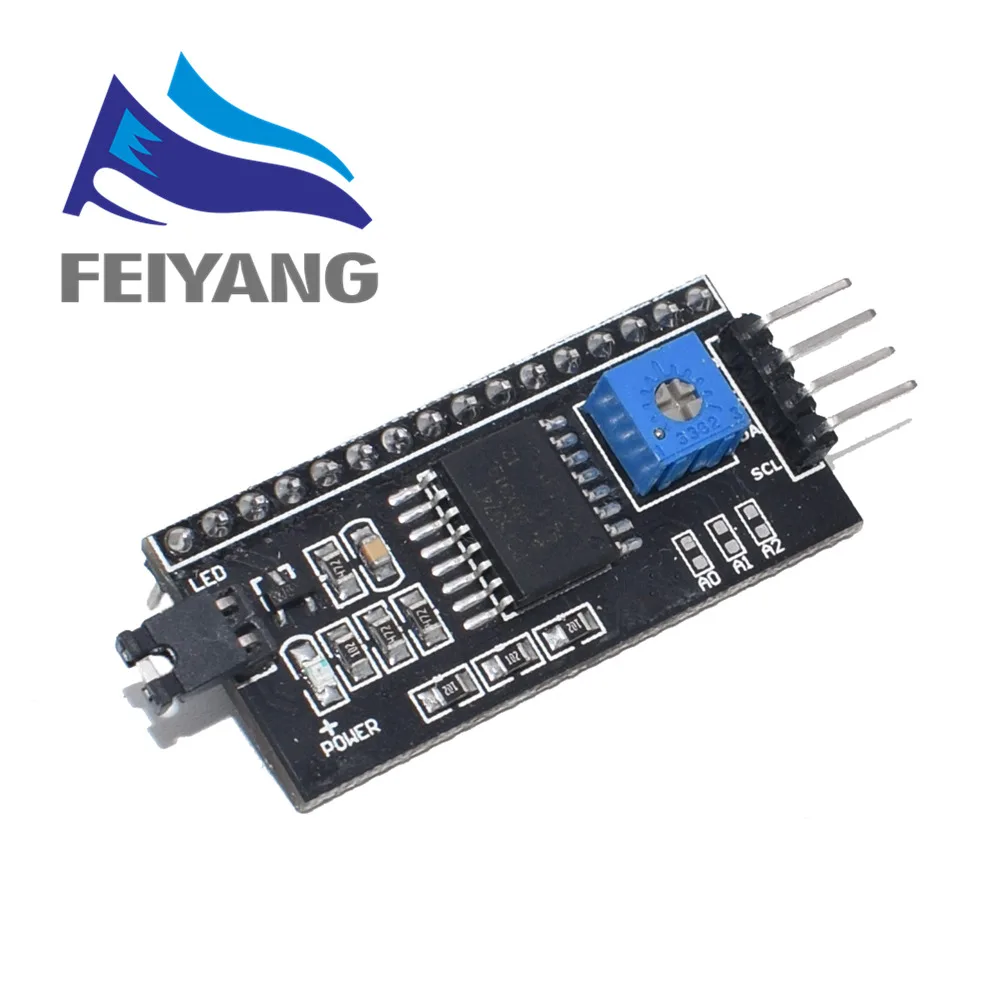 Модуль последовательной платы с портом IIC/I2C/TWI/SPI интерфейсный модуль 1602