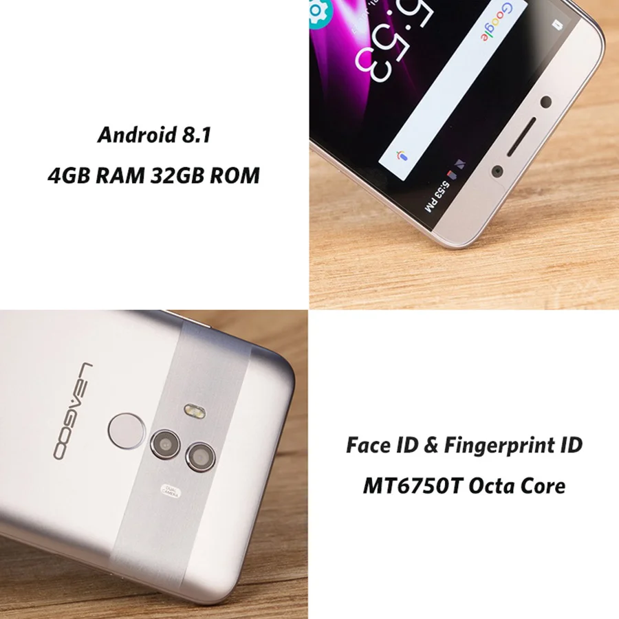 Смартфон LEAGOO T8s 4+32 ГБ Android 8 Мп 2 SIM-карты | Мобильные телефоны и аксессуары