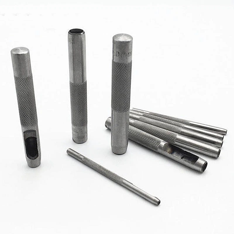 1 шт. Круглый Дырокол из углеродистой стали для кожаных лент 3 мм-7 мм | Дом и сад