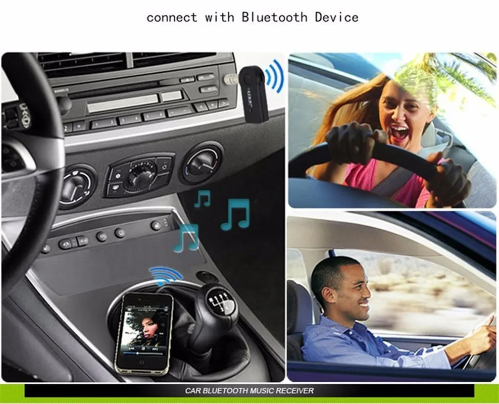 Универсальный 3,5 мм Автомобильный Bluetooth аудио Музыка приемник адаптер авто AUX потокового A2DP комплект для динамика наушников