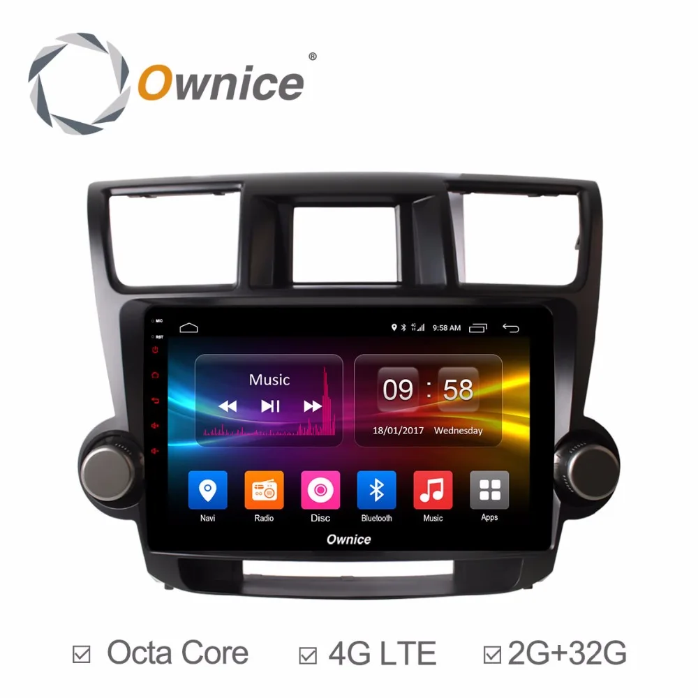 9-дюймовый телефон для Toyota Highlander 2009-2015 2 Гб ОЗУ + 32 ПЗУ Φ TPMS DAB | Автомобили и
