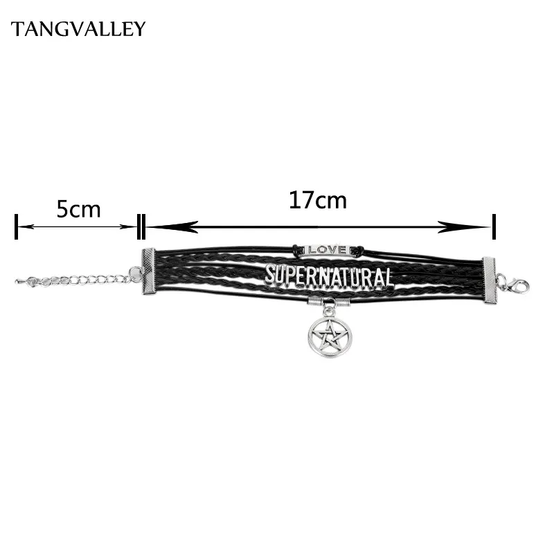TANG VALLEY индивидуальные сверхъестественные кастильский браслет Мода SPN синий