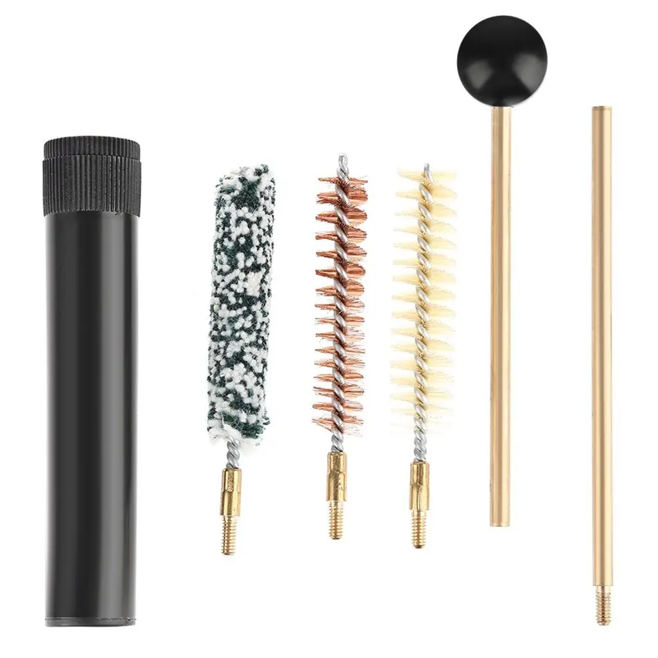 Лидер продаж 6 шт. медь охотничий пистолет инструмент для очистки пистолета набор