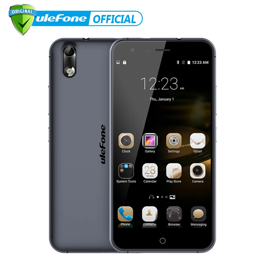 Ulefone Париж Lite мобильный телефон 5 0 дюйма HD MTK6580 4 ядра Android 1 GB Оперативная память 16