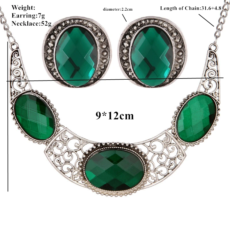 Аксессуары для вечевечерние Женский набор ювелирных изделий из металлического