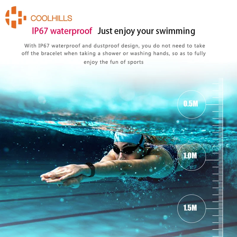 Coolhills C7s смарт-браслет сердечного ритма трекер Приборы для измерения