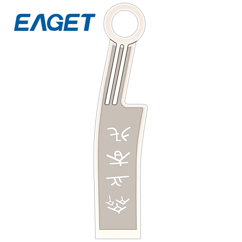 EAGET K60 USB 3.0 Флэш-Накопители 32 Г Высокоскоростной Мода Нож Древние Монеты Металл