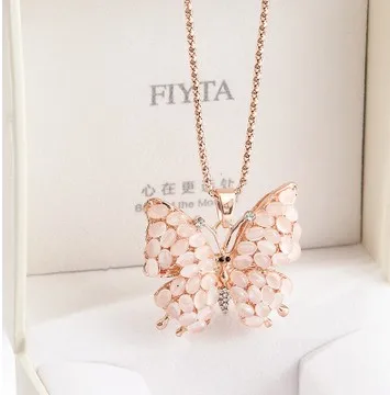 Free shipping! Long Clothes Accessories Pendant Crystal bag Necklace Opal Clavicle Chain Sweater geometric Jewelry |