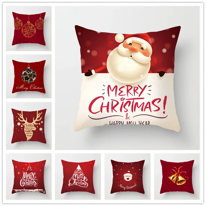 Houspace с надписью &quotMerry Christmas&quot для дома дивана автомобиля декоративный чехол