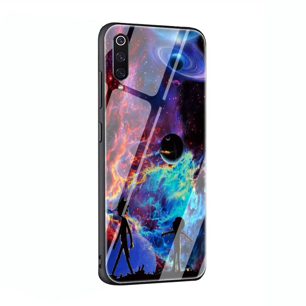 Забавный чехол из закаленного стекла Rick And marty для Xiaomi 8 Lite A1 A2 9 Redmi Note 5 6 7 Pro 6A 4X F1 - Цвет: G12