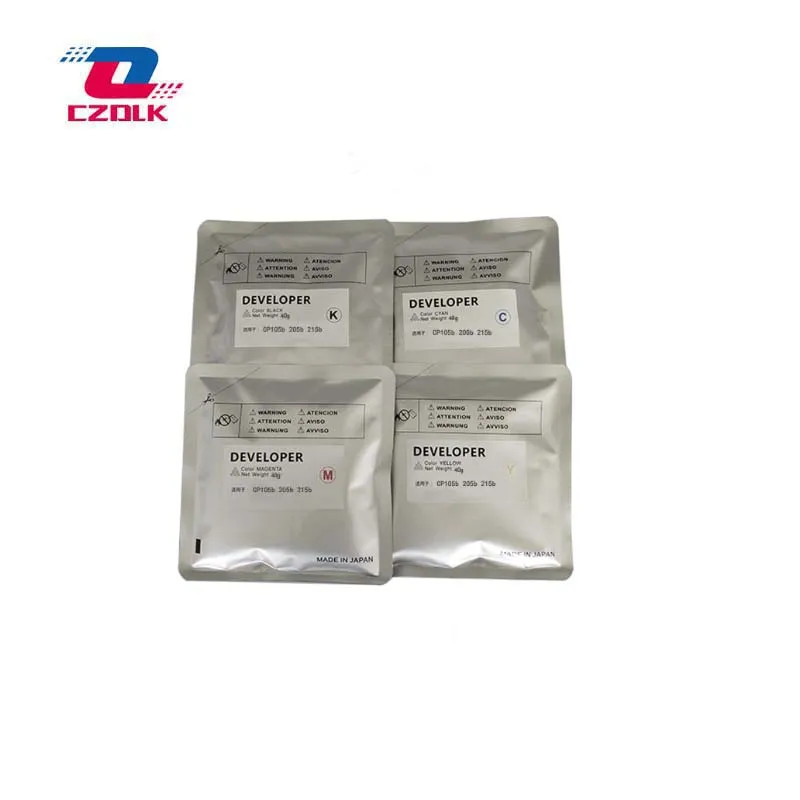 

New compatible Color copier Developer for Xerox CP105B CM205fW 215FW 115W 228W 116W 119 118 225 4pc/set 40g/pc
