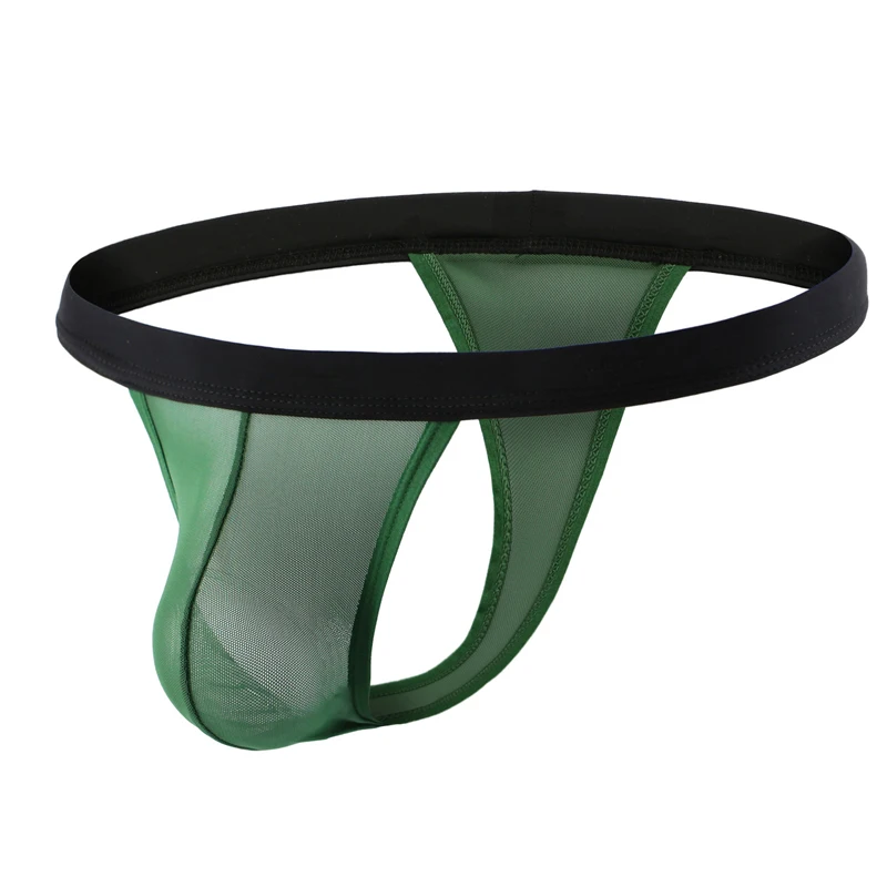 Мужские прозрачные сексуальные стринги сетчатые трусики танга с Т образным
