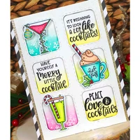 summer cold drink bottle transparent clear silicone stampfor diy scrapbookholiday album decorative card making clear stamp