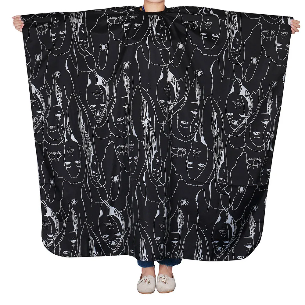 Новинка 1 шт. профессиональная накидка для парикмахерской в форме лица салона