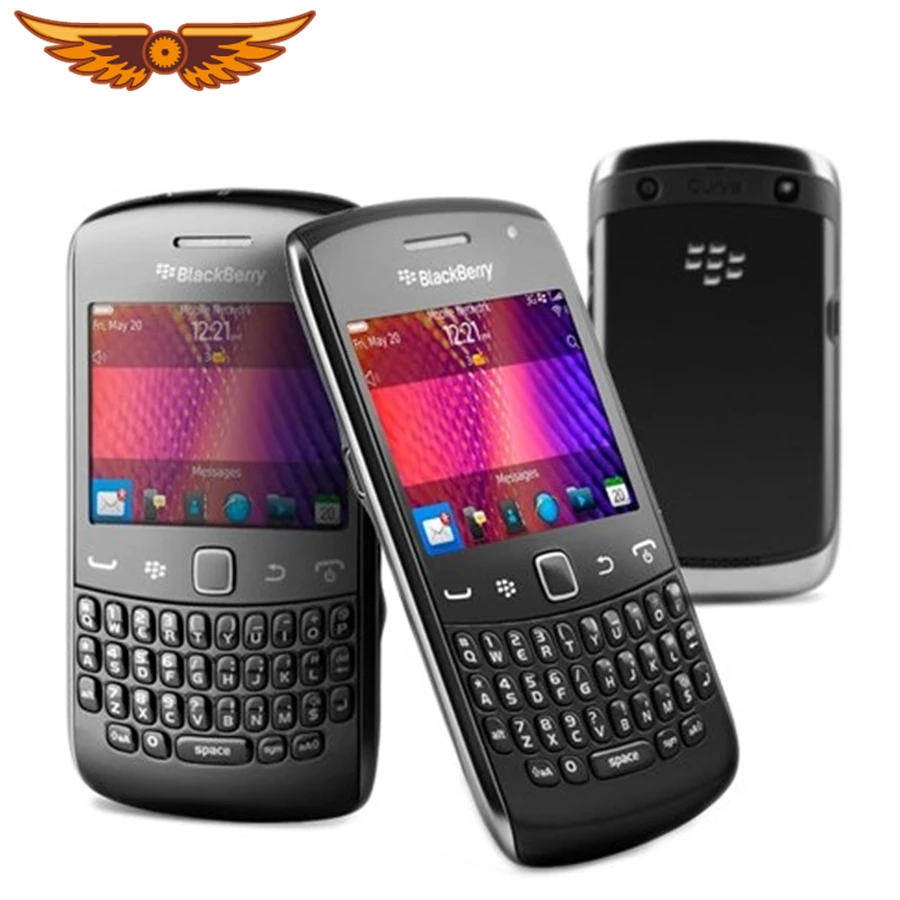 9360 оригинальная разблокированная кривая Apollo Blackberry 9360 QWERTY 5.0MP камера gps WiFi Bluetooth BlackBerry OS Мобильный телефон