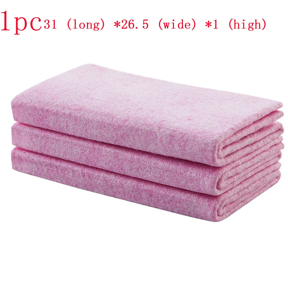 1pc 31x26.5 cm 1/3/5 шт бытовой Безворсовая салфетка для мытья посуды толстые абсорбент масла с антипригарным покрытием для очистки Полотенца ткань Кухня инструмент для очистки - Цвет: 1pc 31x26.5 cm
