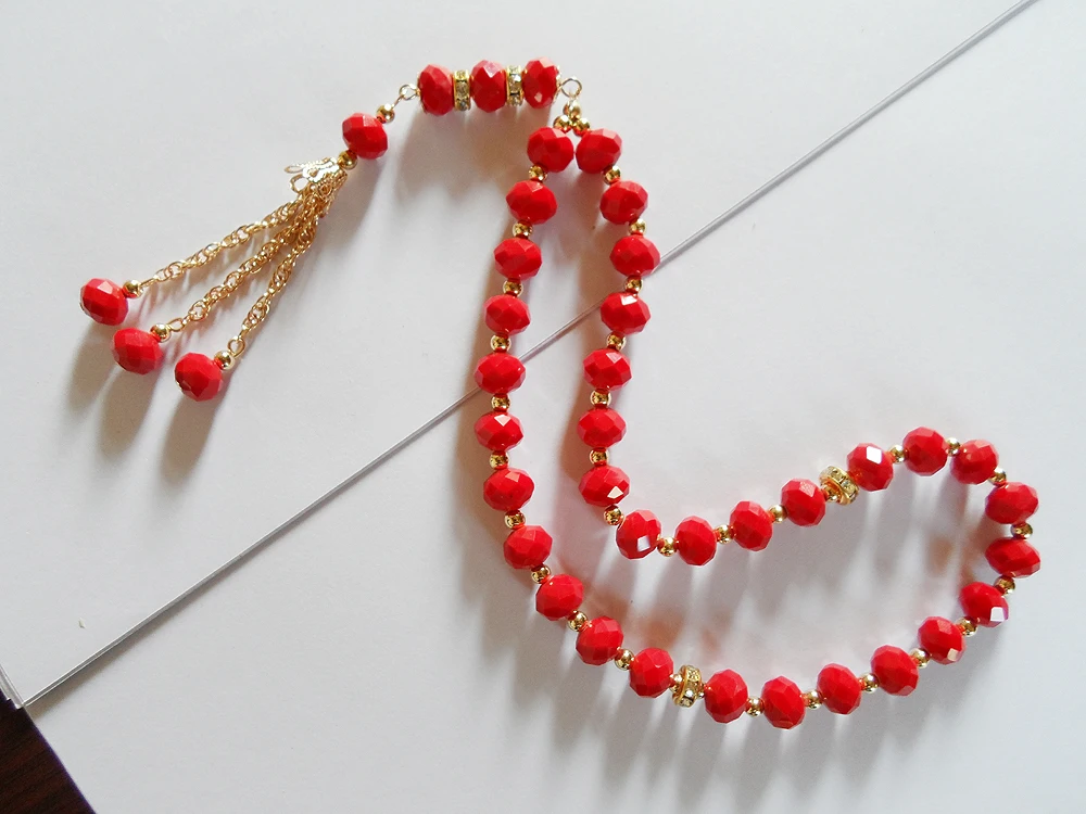 Новый дизайн 2020 керамический браслет с красными кристаллами красный