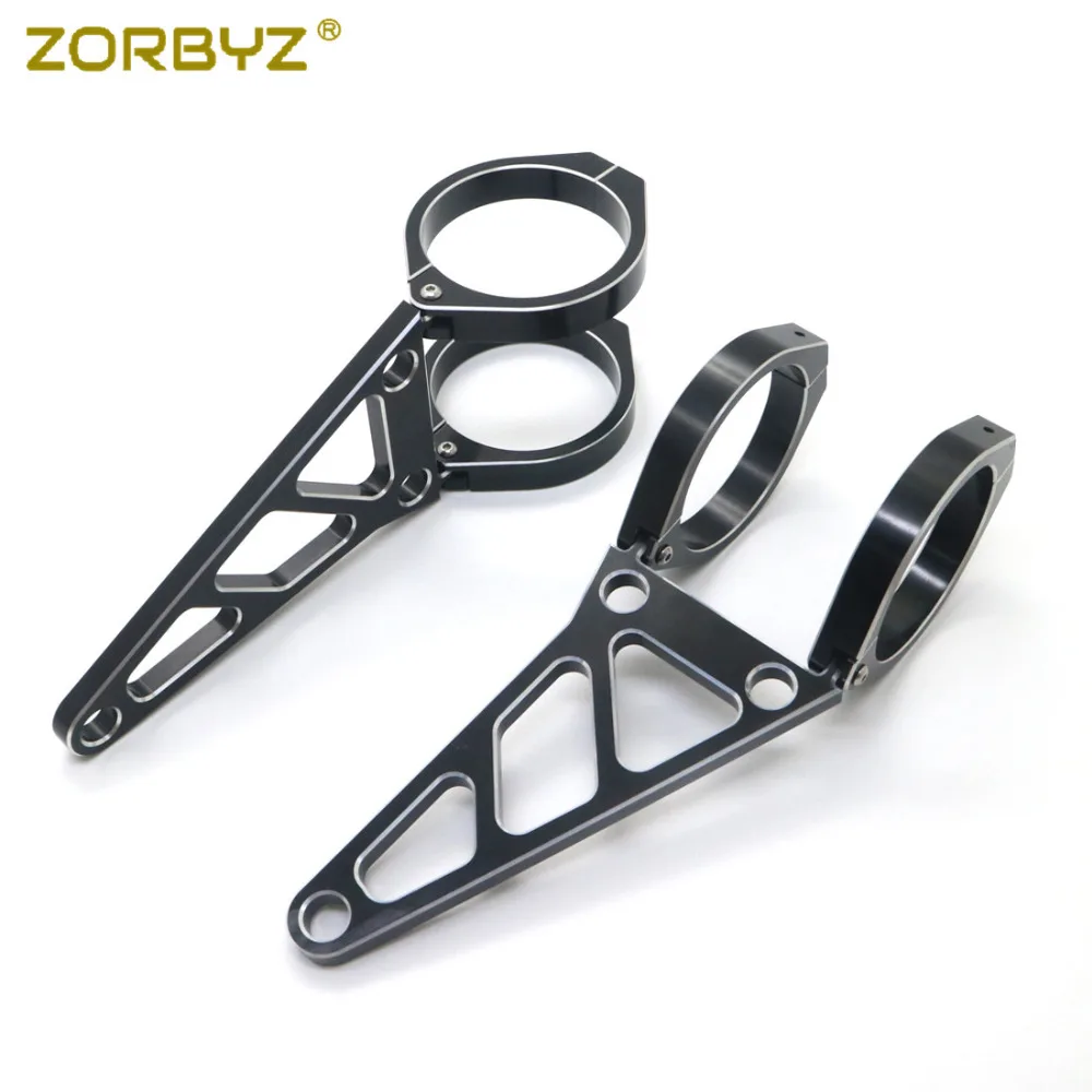 Zorbyz универсальные мотоциклетные 57 мм черный CNC кронштейн крепление для фары
