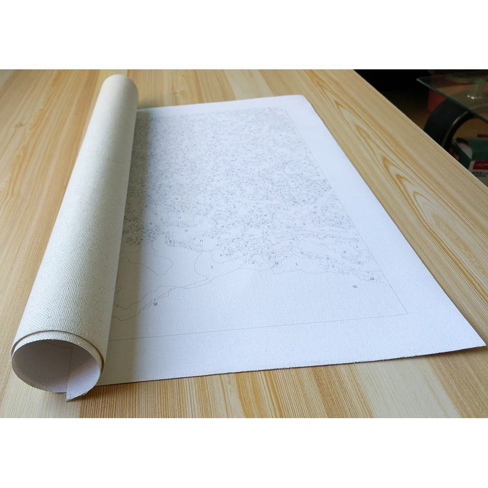 Климта поцелуй DIY цифровой Краски стены картину номер печати холст плакат