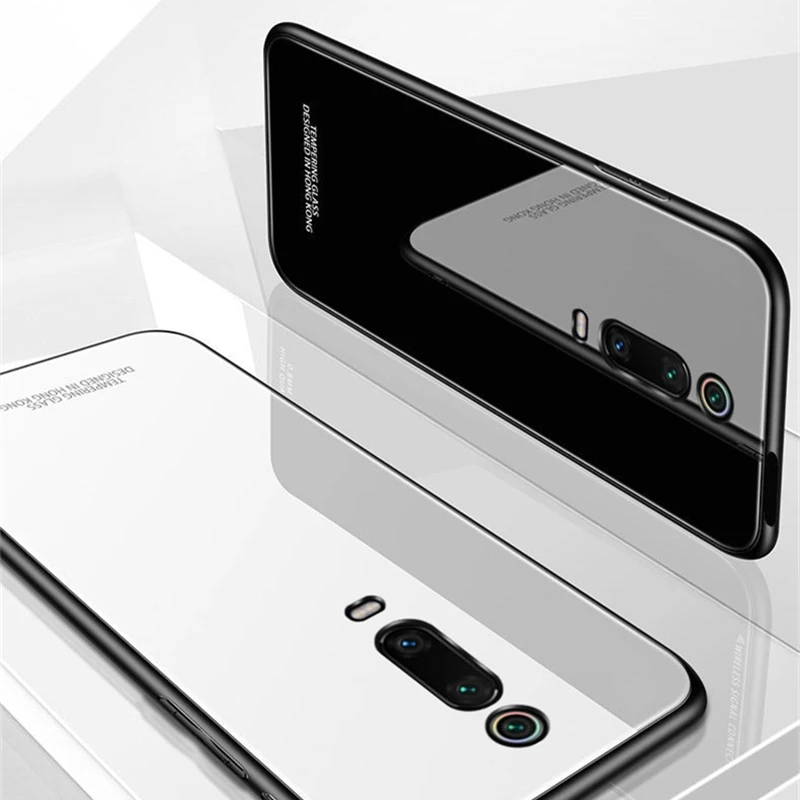 Чехол KEYSION для Xiaomi Mi 9T Pro Redmi K20 Note 7 6 глянцевый чехол из закаленного стекла мягкий