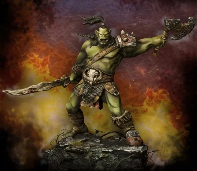 [Tuskmodel] 75 мм набор моделей ORC Warrior | Игрушки и хобби