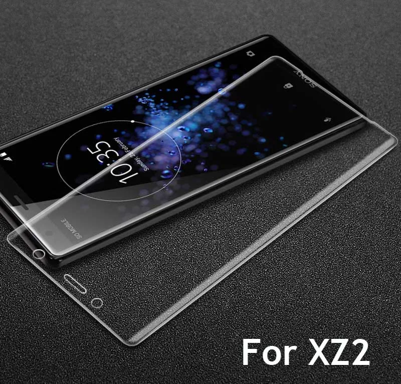 

9H 3D Full Cover Tempered Glass For Sony XZ2 H8216/66/96 Screen Protector Protective Film for Xperia XZ2 Compact H8314/24 Guard