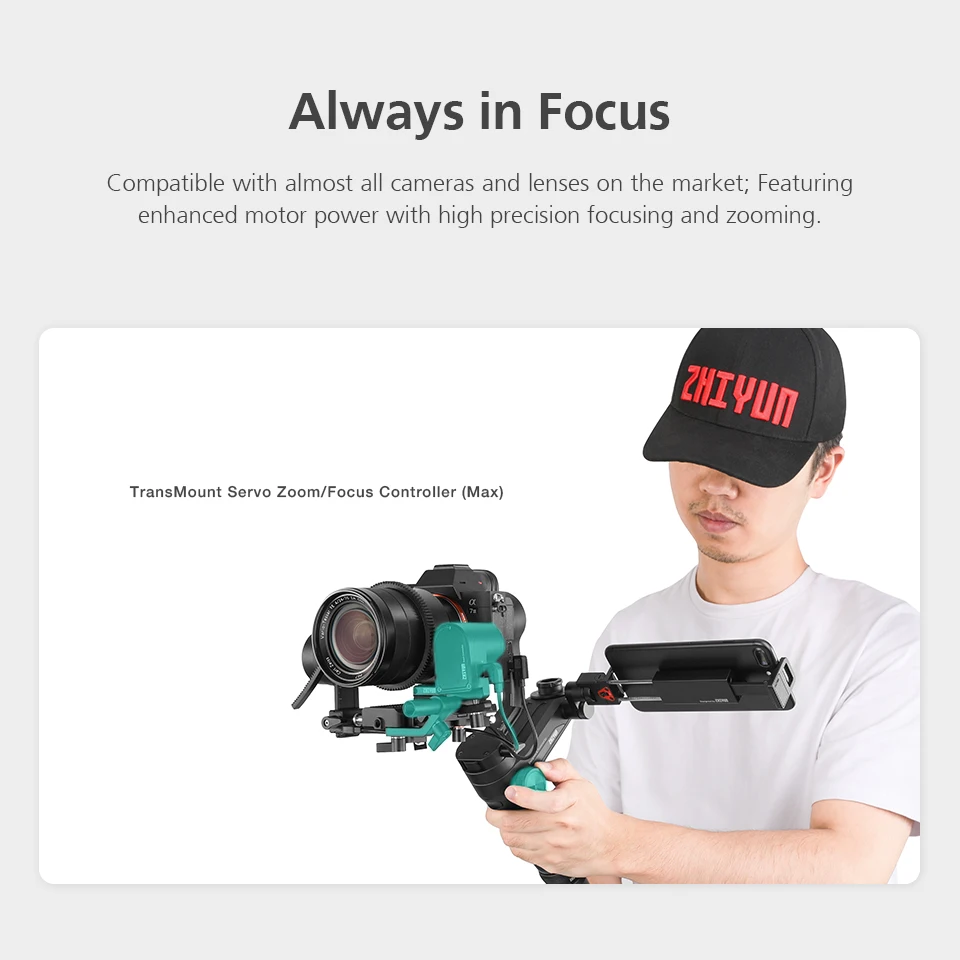 Фото Zhiyun WEEBILL LAB Creator комплект аксессуаров, включает сервопривод зум/ контроллер фокусировки (макс), Комплект быстрой настройки, ремень камеры и т. ... №5