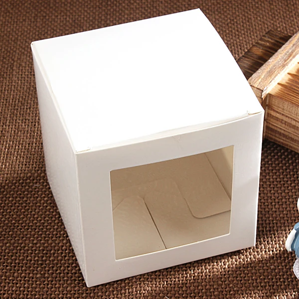Белый Подарочный упаковочный картонный ящик сувенир для свадебной вечеринки