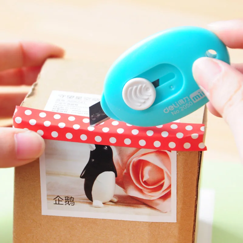 Мини-хозяйственный нож с выдвижным лезвием карманный мини для коробок выдвижной