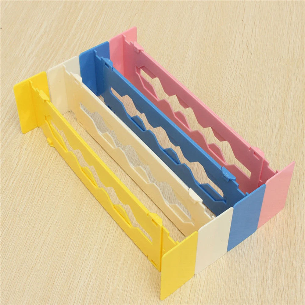 

Adjustable Drawer Dividers Multi-Purpose Plastic Organiser Retractable Stretch Storage Partition Board For Home Office Kitchen