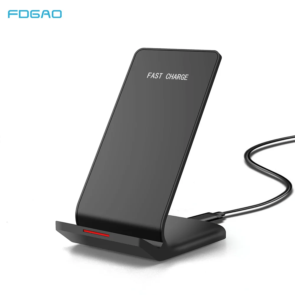 FDGAO Qi Wireless Charger Stand 30W Quick For Samsung S22 S21 S20 S10 Fast Charging for iPhone 13 12 SE 2 3 11 Pro XS Max XR X 8