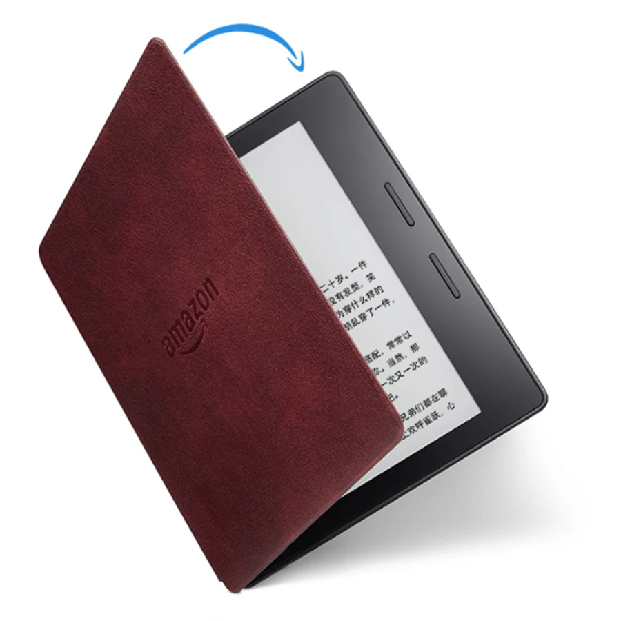 Оригинальный перезаряжаемый чехол из натуральной кожи для Amazon Kindle Oasis 1 6 дюймовый