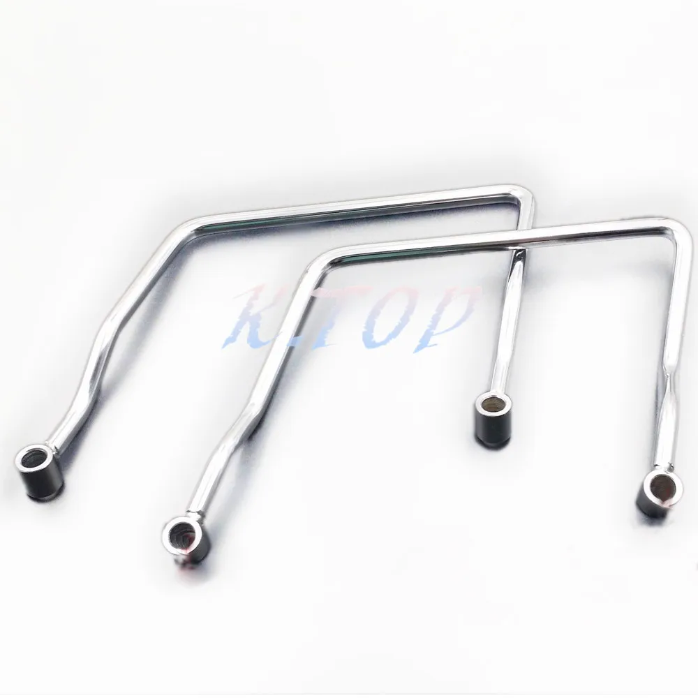 Мотоциклетная хромированная подседельная сумка кронштейн для крепления стойки