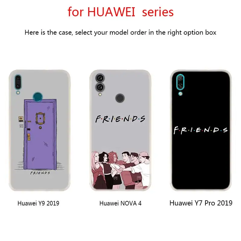 Чехол для телефона Perk Coffee friends tv Huawei Mate 30 20 10 Lite Pro мягкий силиконовый чехол Y9 2019 2018