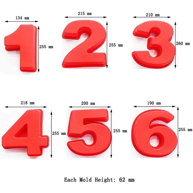 Meibum 10 дюймовые большие силиконовые формы с цифрами 0-9, форма для торта с арабским номером, форма для выпечки торта на день рождения