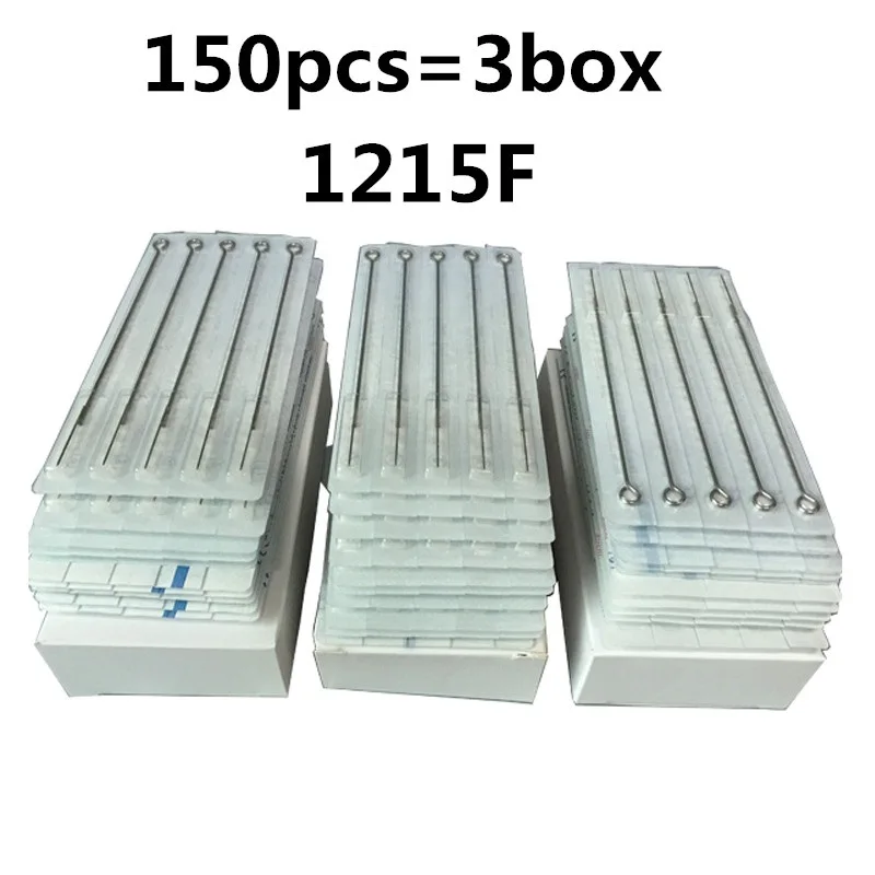 

15F 150 PCS Hgih Quality Flat shaders sterilize tattoo needle Assorted For Tattoo Gun Ink Kits Supplies