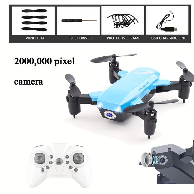 Blue 200W PX Cam RC Дроны с камерой HD RC Квадрокоптер с RC камера для вертолета Профессиональный WiFi Безголовый режим пульт дистанционного управления Дрон батарея - Цвет: Blue 200W PX Cam