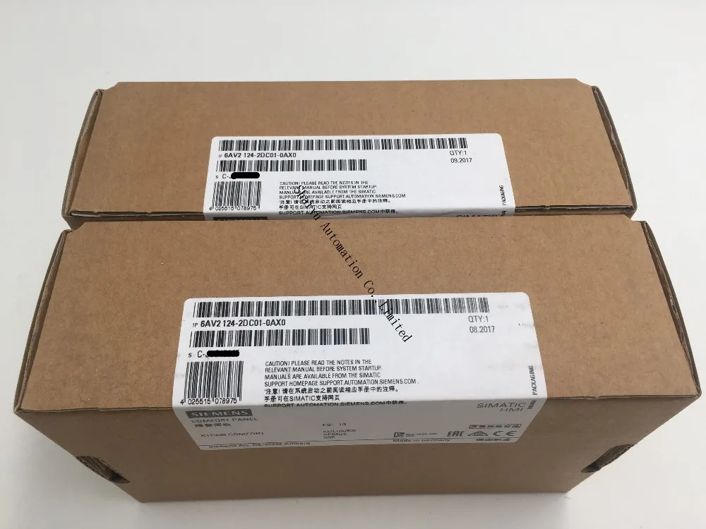 Оригинальная комфортная панель SIMATIC HMI 6AV2124-2DC01-0AX0 KTP400 управление