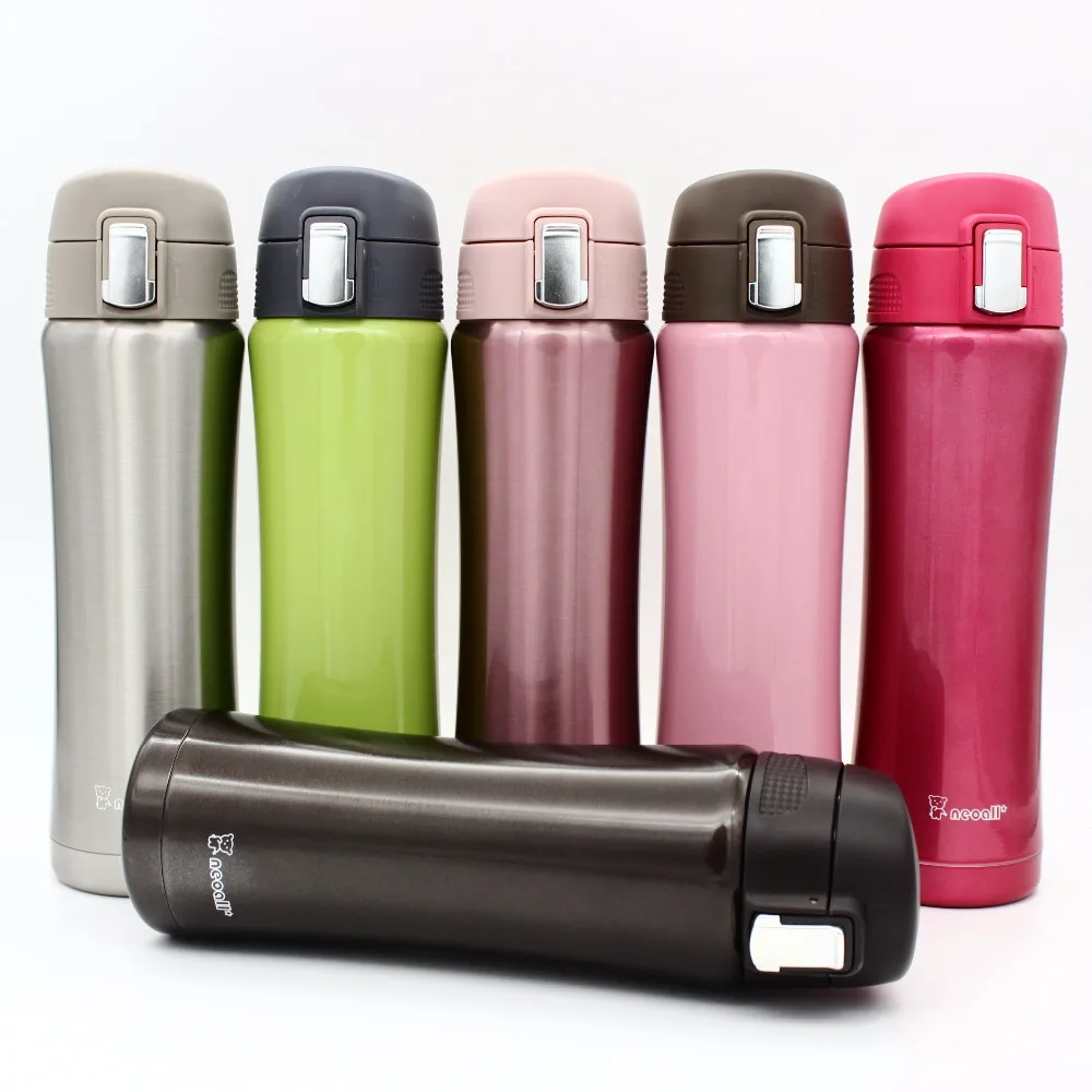 

Free Custom 316 Stainless Steel Insulation Cup New Curved Vacuum Flask Car Cup Outdoor Sports Drinking Water Bottle Office cup