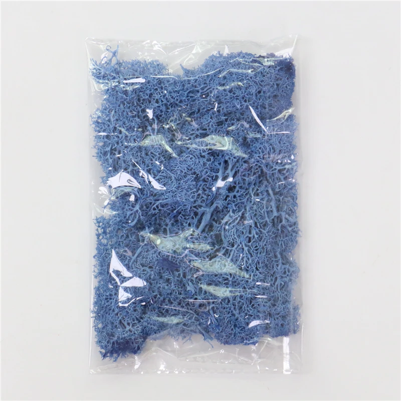 blue Декор для дома цветы искуственные Высококачественное Моделирование зеленых растений, поддельные Цветочные мох для дома, гостиной, д - Цвет: blue