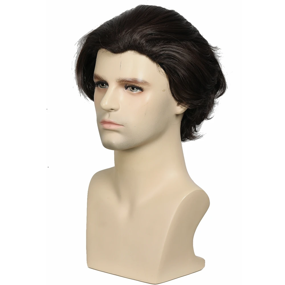 XCOSER Han Solo парик фильм косплей украшения для причесок мужчины крутые короткие